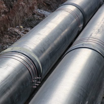 Modern,Polypropylene,Heat-insulated,Pipes,Of,A,Main,Heating,Supply,Line